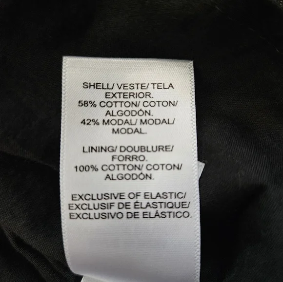 NWT - Lucky Brand Cotton/Modal Fully Lined Smocked Waist Midi Dress - Size L - Picture 12 of 16